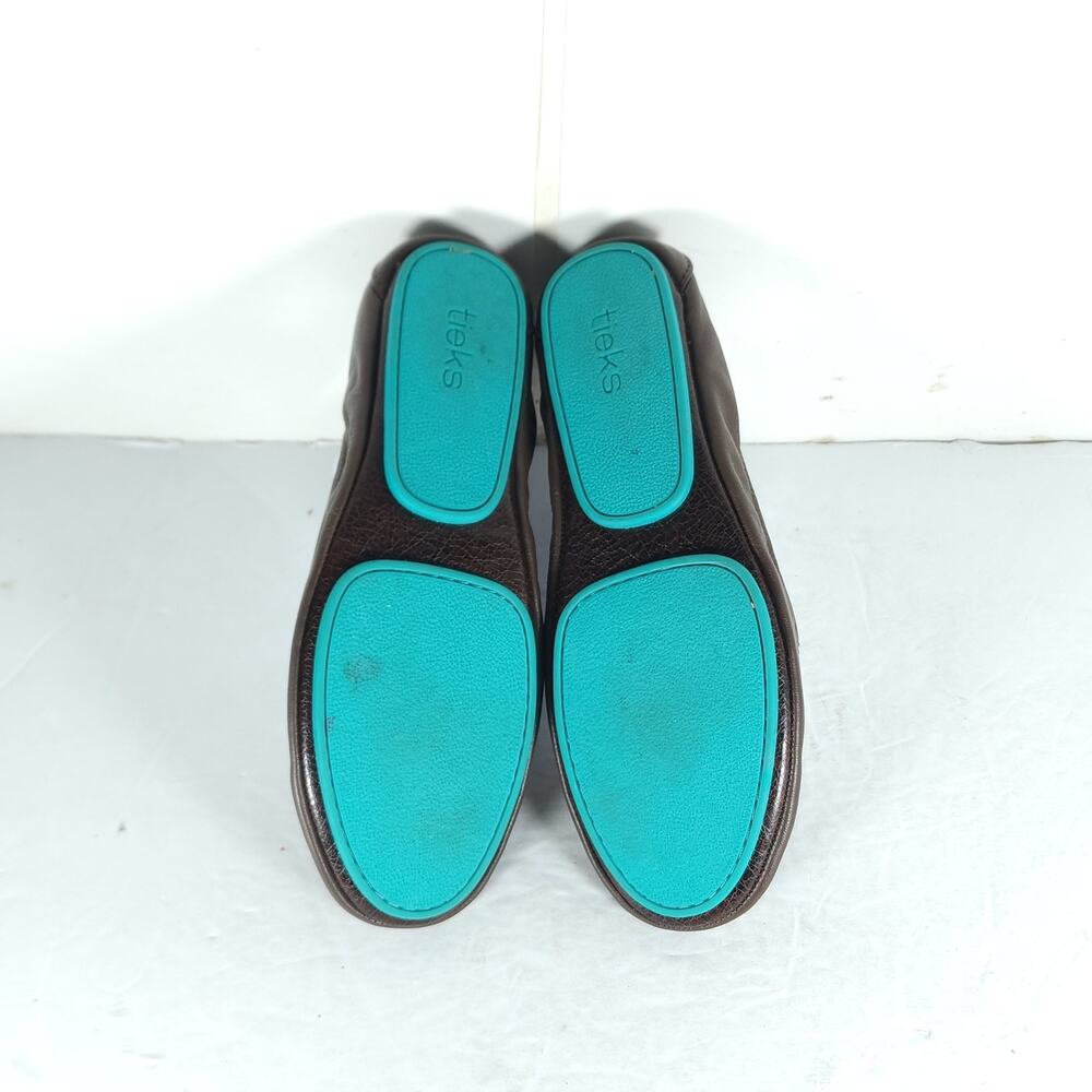 Tieks by Gavrieli Women’s US8 Chocolate Brown Leather Slipon Flat Ballet Shoes - Picture 13 of 14